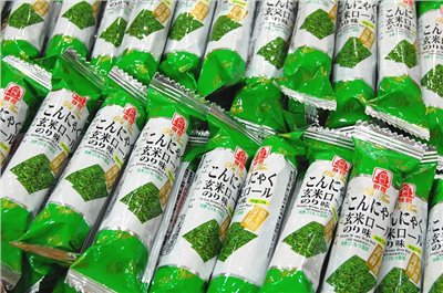 北田蒟蒻糙米捲(海苔口味)(全素)