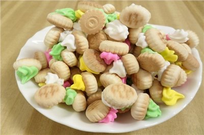 小花餅乾(奶蛋素)